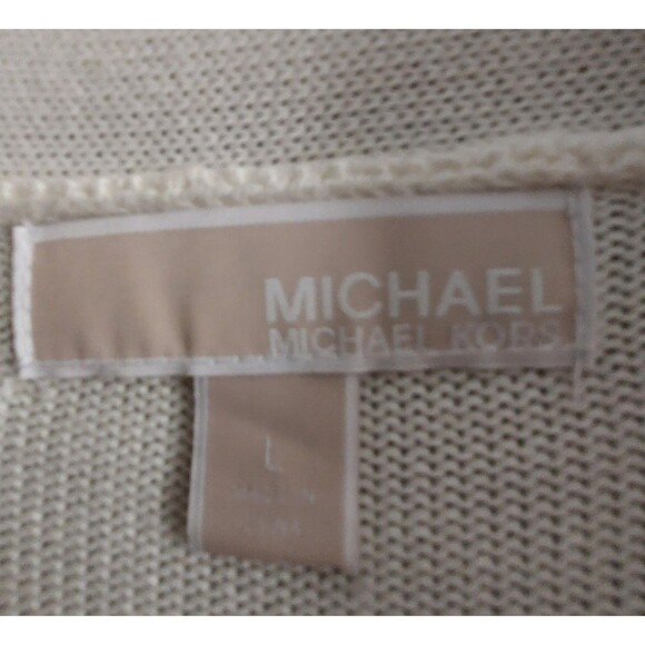 Michael Kors Sweater Women's L,crochet, Cotton, Viscose,Spandex, Comfort,Long Sl - Picture 3 of 7